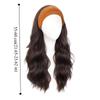 Hair Hoop Half Headband Wig Hairpieces Long Wavy Curly Hair  Party