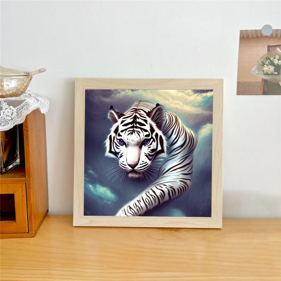 1 sada štrasového kreslení Snadné DIY s lepivým pozadím Obsahuje nástroje Příslušenství Sada 5D malování zvířátek z štrasového kamene