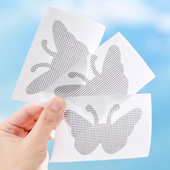Butterfly Window Screen Repair Tape Waterproof Heavy Duty Strong Adhesive Screen Tears Holes Cover Screen Door Repair Mesh Patch