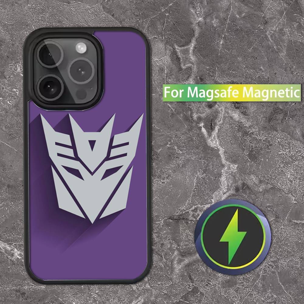 

LOGO T-Transformers COOL Phone Case For iPhone 16,15,14,13,12,11,Pro,Max,Plus,Mini,SE Magsafe Magnetic Wireless Charging iPhone16pro