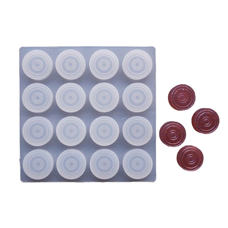Silicone Mat for Wax Seal Stamp Wax Sealing Pad Flat Round Disc Mold Tray for Epoxy UV Resin Craft Adhesive Waxing