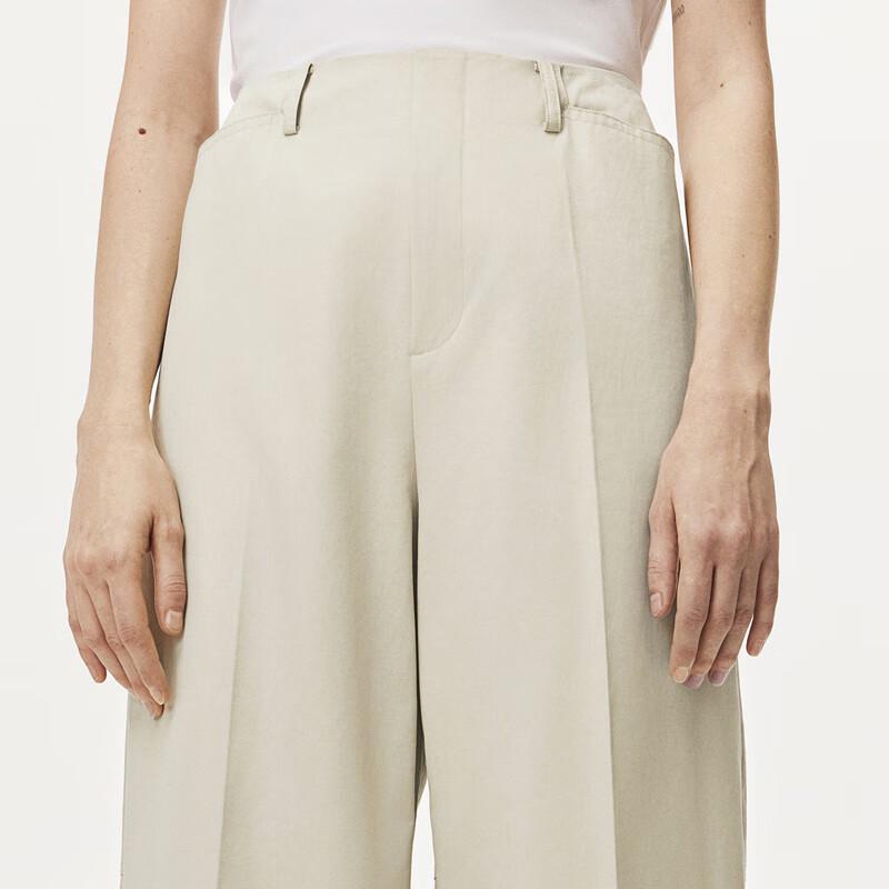 LESS 2024 Spring Cotton Casual Loose Long Pants