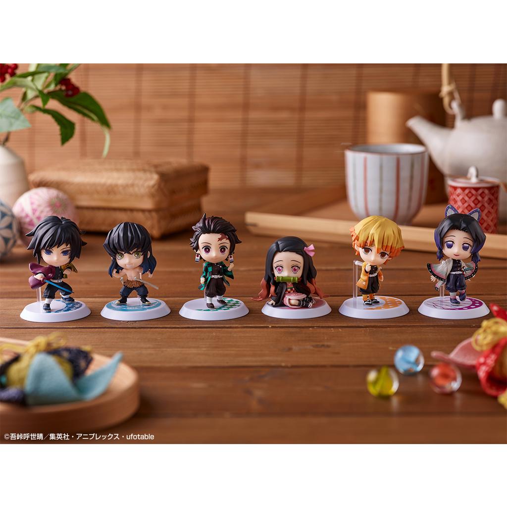 [USED] Figure Demon Slayer Ichiban Kuji Chibi Kyun Chara Complete Set 6 Types Prize G Japan Store