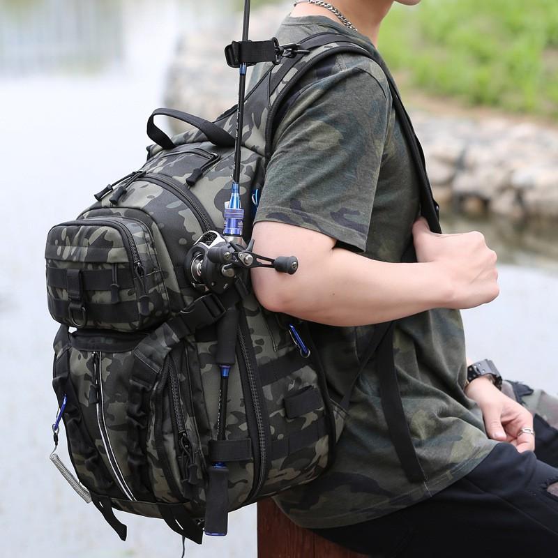 Tool Bags Large Capacity Tactical Tool Bag Outdoor Hiking Fishing Camping Travel Storage Backpack