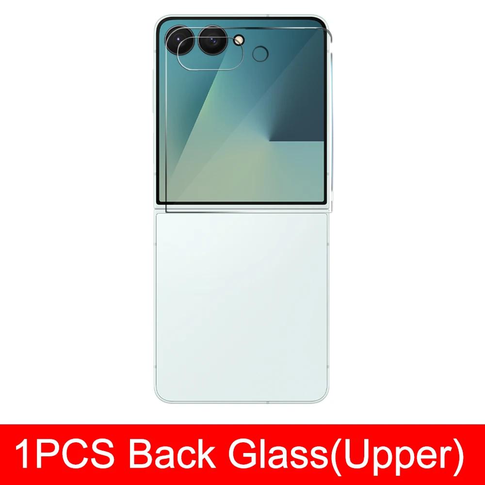 Flip 7 Gehärtetes Glas Displayschutzfolien Innen & Rückseite & Kamera Vollabdeckung Folien für Samsung Galaxy Z Flip 7 Schutzhülle