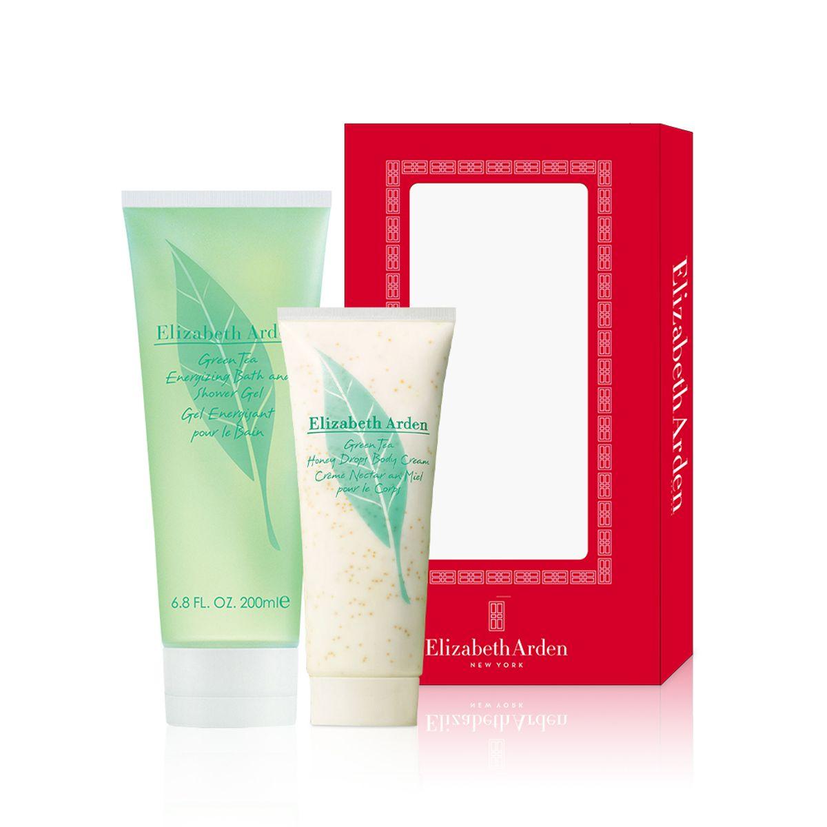 [2PACK] Green Tea Shower Gel 200ml + Body Cream 100ml