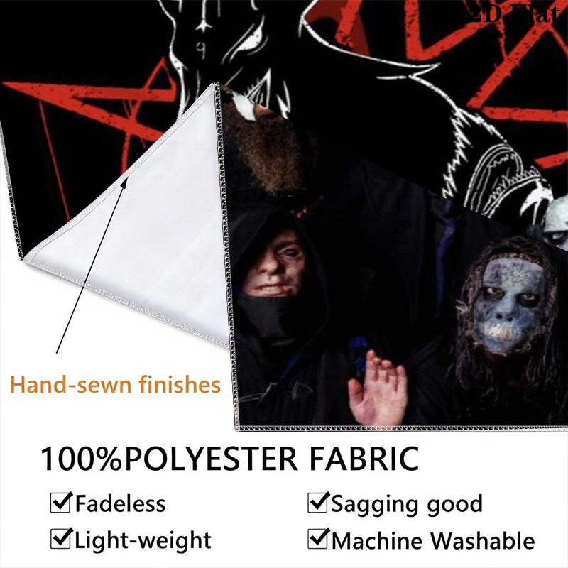 Slipknot Masters Tapestry Background Cloth Wallmounted Atmospheric Background Cloth Wall Covering Decoration Soft