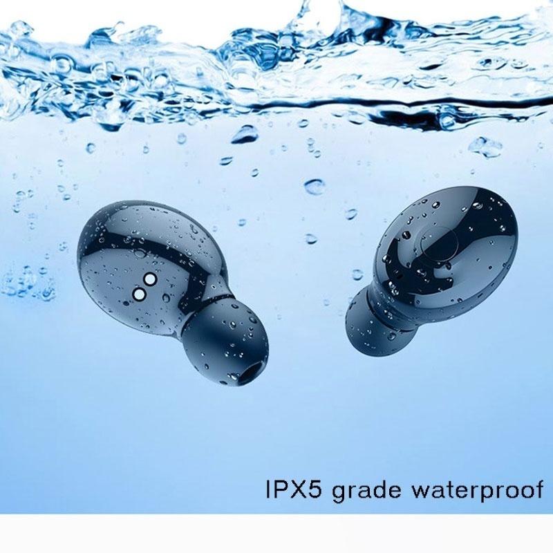 Car Wireless Earbuds Stereo Bluetooth Headset Sports In-Ear Earphones Usb Charging Dual Earphone