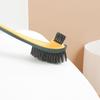 Double Sided Toilet Brush Prevent Scratch Soft Bristles Toilet Long Handle Cleaning Brushes for