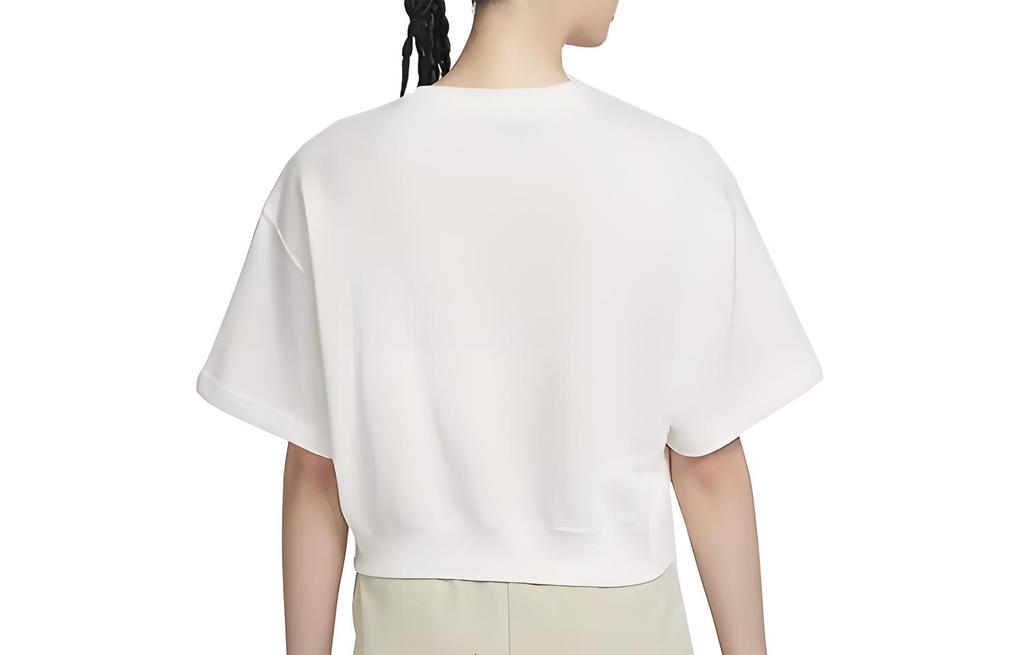 Nike Drop Shoulder Sleeve T Shirt Women's Sail White HF6176-133