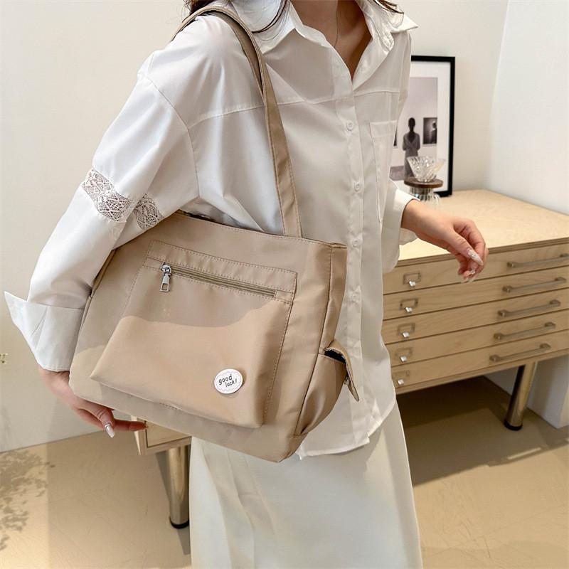 Trendy Street Style Large Capacity Tote Bag For Women 2024 Oxford Cloth Shoulder Bag