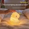 1/2Pcs Tap Control Led Lamp With Soft Light For Kids Baby Bedroom Decor Silicone Dinosaur Night Light Children'S Toy Gift