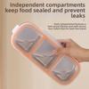 Leakproof Stainless Steel Lunch Box Reusable Fruit Food Fresh Box Seasoning Tray  Camping