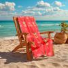 1Pc Christmas Reindeer Beach Towel Quick Dry Multiuse For Beach Pool Gym Yoga Home Travel Christmas Halloween Xmas Gift S1205
