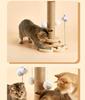 Durable Solid Wood Sisal Cat Scratching Post & Toy - Self-Entertainment and Boredom Relief for Cats
