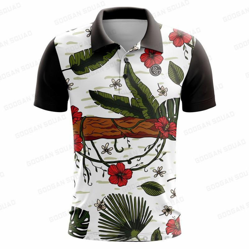 

Googan Team T-Shirt Men s Golf Shirt Thin Breath Short-Sleeves Business Casual Anti-wrinkle 4XL