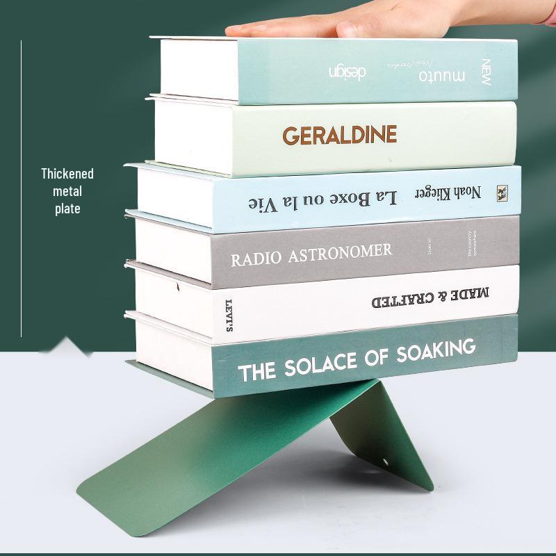Kaba Bear Creative Large Book Stand with Clip and Retractable Book Stopper for Students