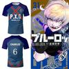 Anime Charles Košile Cosplay Kostýmy #6 Fotbalový Klub Dres Charles Fotbalové Tréninkové Tričko 3D Tisk