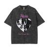 Limited Hole Courtney Love Vintage Gewaschene T-Shirts Herren Damen Alternative Grunge Rockband T-Shirt Übergroße T-Shirts Streetwear