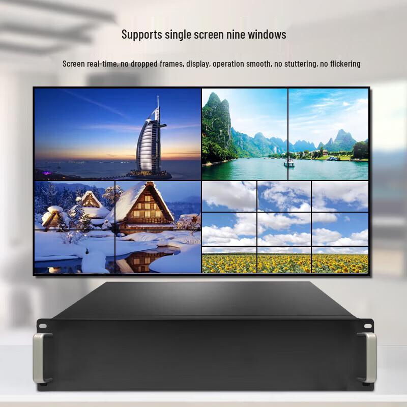 Seamless 8x24 Video Wall Splicing Processor