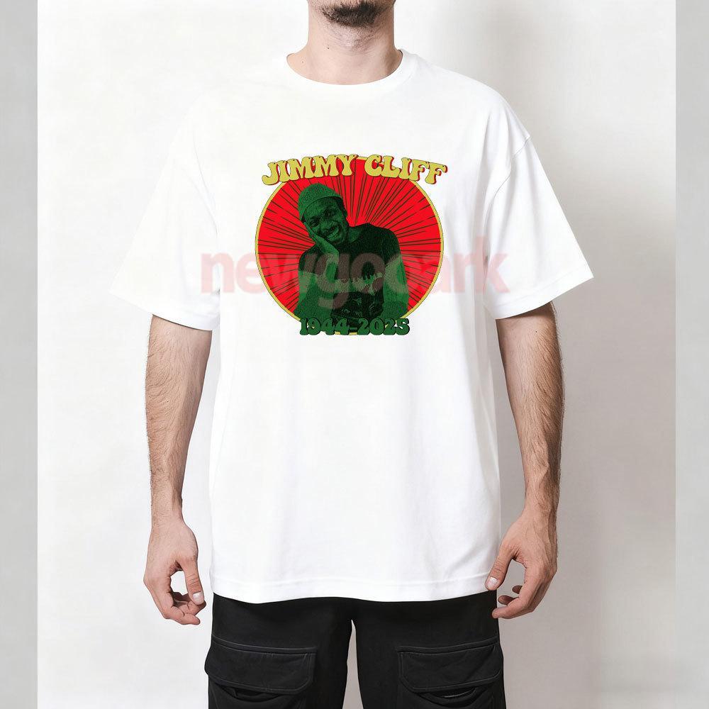 Jimmy Cliff 19442025 A Lgend Lives on Printed Tshirt RIP Jimmy Cliff Thanks for The Memory T Shirts Woman Man Fans Cotton Tops S