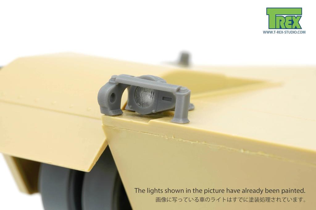 Studio Modern US M1A2 SEP V2 Abrams Main Battle Tank Light Set LED Type with Camera Plastic Model Parts T-rex 1/35 TR35191-2