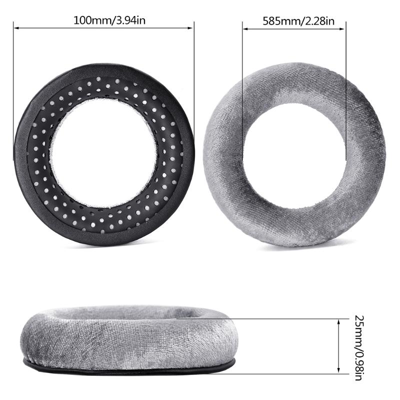 Replacement Memory Foam Velvet Earpads for Beyerdynamic T5P T1 DT440 DT990 DT880 DT770 PRO Headphones Pad