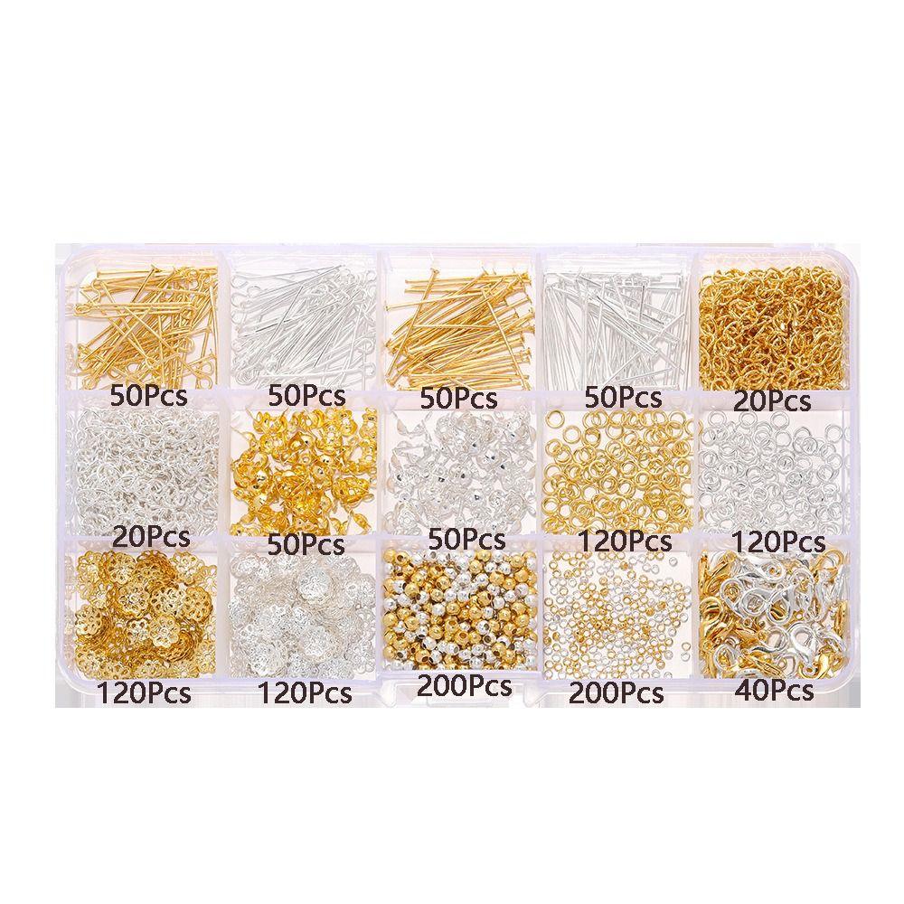 Lobster Clasps Jewelry Findings Set 15 Grids Bracelet Making Tools  Earring Making Supplies