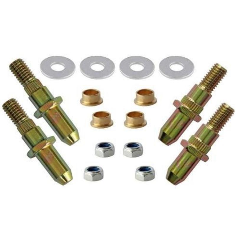Universal Door Hinge Roller Pin Repair Kit Zinc Coated Pins Bushings For Trucks SUVs Car Door Hinge Upgrades