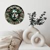 Chunky Frame 25x25cm Wood Wall Clock with Thick Solid Wood Construction