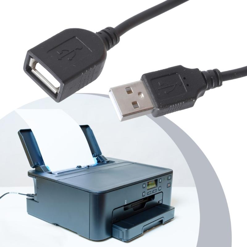 30cm Long USB 2.0 Male To Female Extender Cord Power Wire for Computer TV Charger Electronics Device Connection