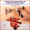 Convenient Cabinet Door Mounting Solution Cabinet Mounting Clip Cabinet Door Installation Tool for DIY Enthusiasts