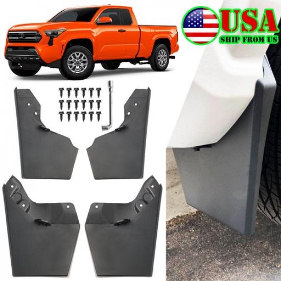 Style 4pcs Mud Flaps For Toyota Tacoma N400 2025 2024 Splash Guards Front Rear