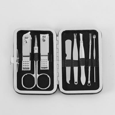 Nail Cut 8 Types Black Nail Clipper Set Nail Care