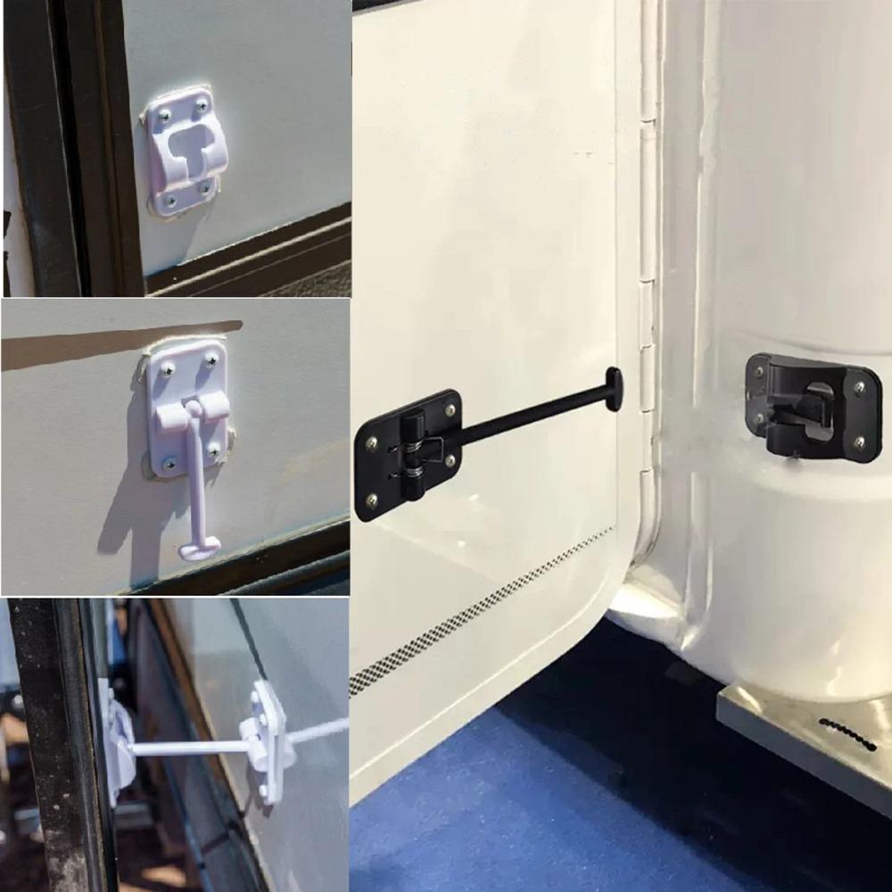 1PC RV Door Holder Door Hardware Easy Installation Auto Accessories T Style Entry Door Catch Holder Latch Holder for Trailer