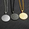 Seven Archangels Sigil Charm Pendant Stainless Steel Magic Amulet Protection Rune Supernatural Faith Man Silver Necklace Boyfriend Gift