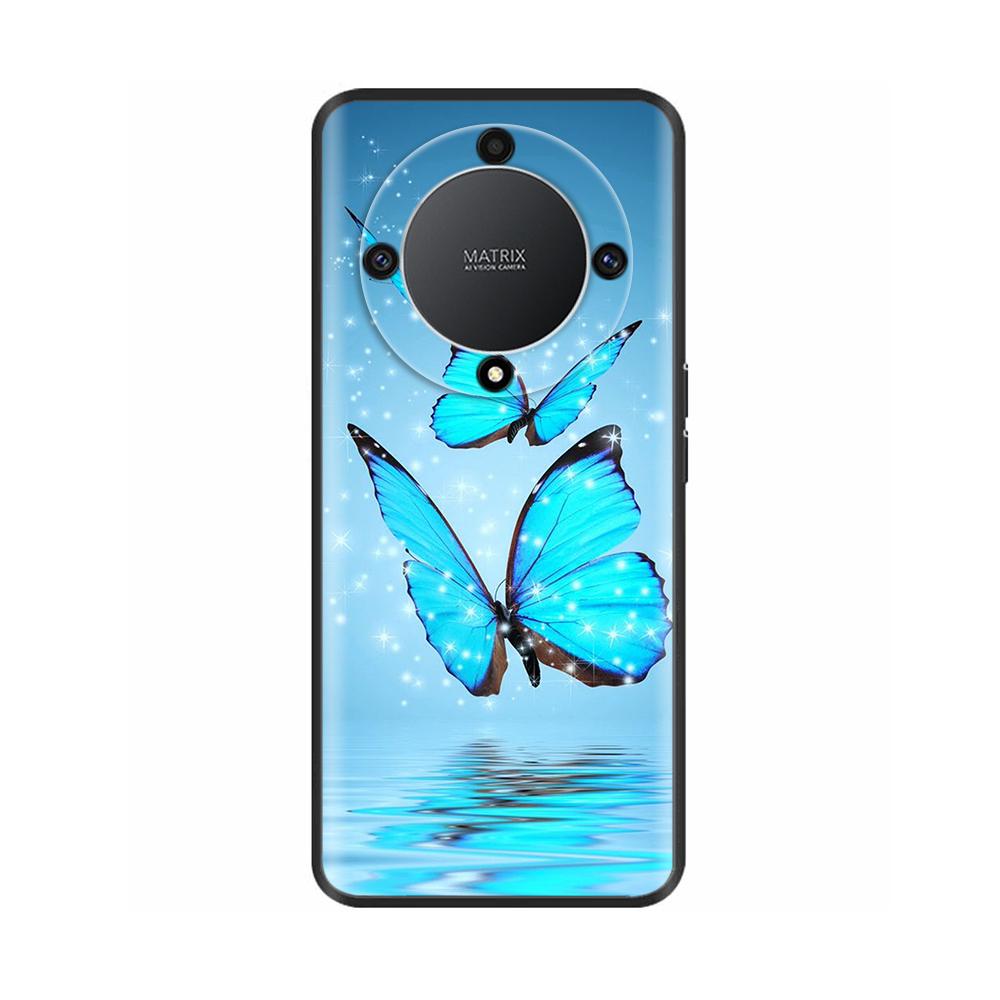 For Honor Magic6 Lite Case Honor Magic 6 5 4 Lite X9B Cover Funda TPU Soft Black Silicone Phone Cover Honor Magic 6 Lite 5G Case