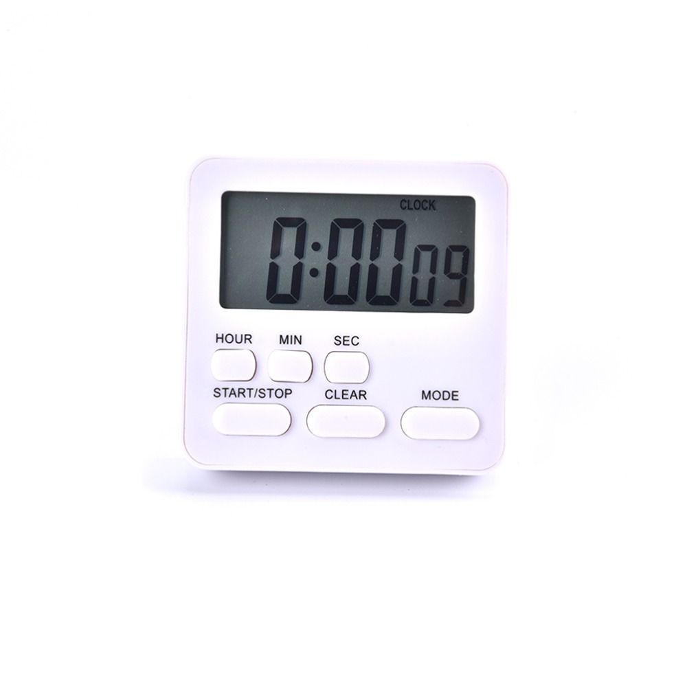 Kitchen Accessory LCD Digital Display Stopwatch With Flashing Light Kitchen Timer Alarm Clock