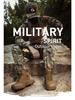 Men's Mid-Calf Tactical Combat Boots for Outdoor Hiking and Mountaineering - Anti-Kick Protection