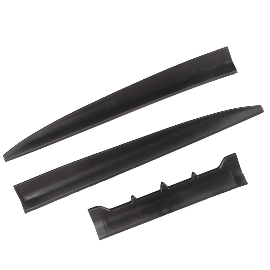 3PCs Car Rear Window Roof Spoiler Trunk Kit Tail Spoiler Universal Car Decoration Splitter