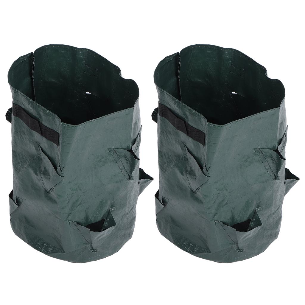 2PCS 10 Gallon Strawberry Planter Growing Bags Container with 8 Pocket for Indoor Outdoor