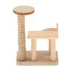 1/12 Wood Handmade Dollhouse Mini Cat Tree Scratching Post Miniatures Furniture Model Decor for DIY Toys
