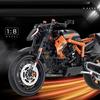 Non-Toxic Technical Motorcycle Building Blocks 1:8 Scale Model Kit For Kids/Adults Road Racer Bricks Toys (Halloween/Birthday Gift)