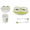 Toddler Dinnerware Set Dishwasher Safe BPA Free Prevent Slip Cartoon Baby Dinner Plate Bowl with