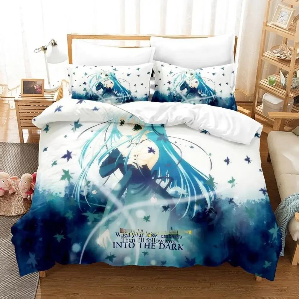 Aquarian Age Bedding Set Single Twin Full Queen King Size Bed Set Adult Kid Bedroom Duvetcover Sets 3D Print Anime Bed Sheet Set