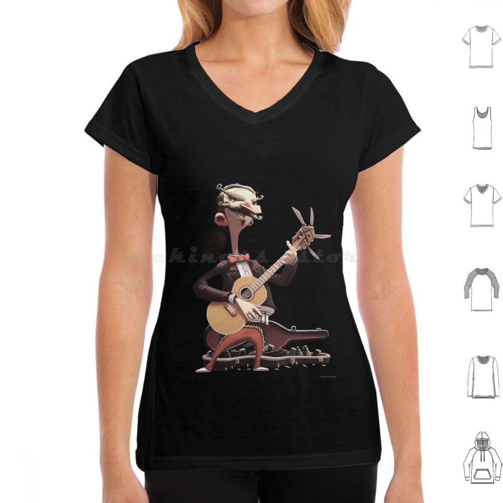 Elektrisch Esteban Lebende Ausgabe T-Shirt Baumwolle Männer Frauen DIY Druck Gitarre Mariachi Konzert Show Auftritt Bühne