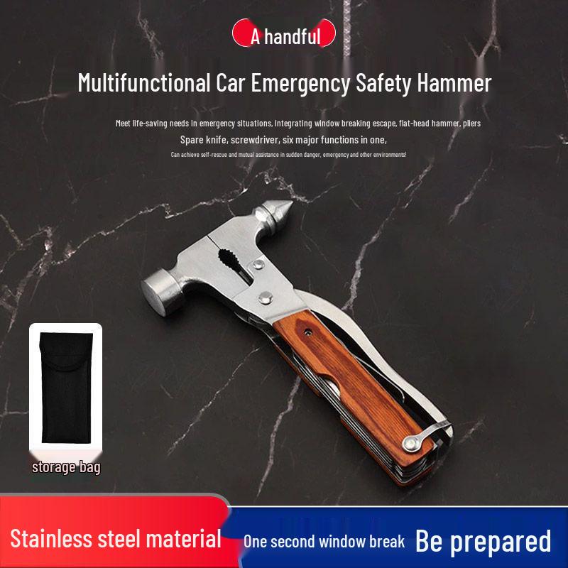 Multifunctional Car Safety Window Breaker & Emergency Escape Tool