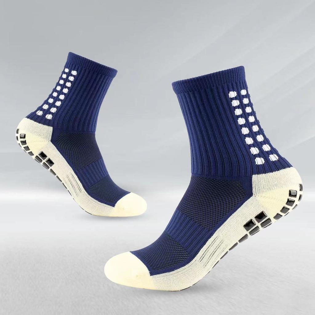 Anti-Rutsch-Fußballsocken, rutschfeste Fußballsocken, Basketballsocken, Tennissocken, Outdoor-Sportsocken, Grip, Radfahren, Reiten, Herrensocken