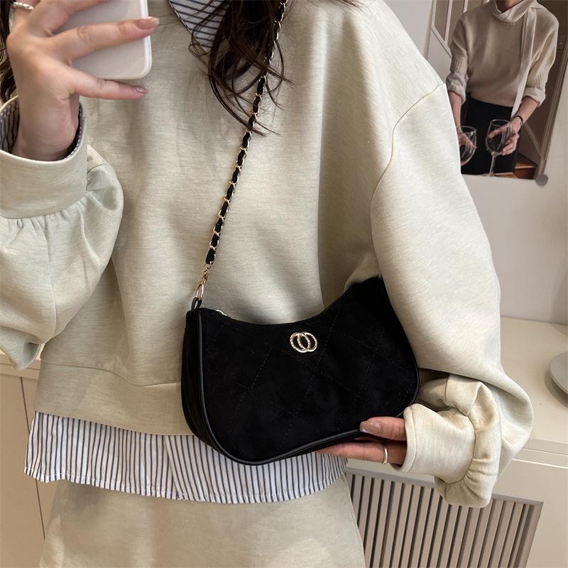 2025 Minimalistische Damen Umhänge-Schultertasche: Französisches Nischendesign für Damen