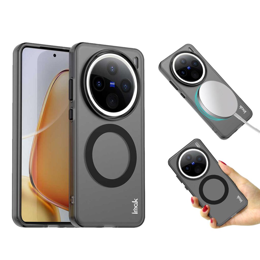 IMAK For Vivo X200 5G Case Compatible with MagSafe Candy Color Anti Drop TPU+PET Back Cover